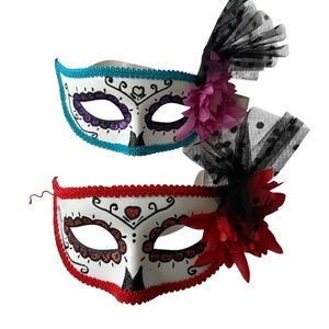 Day of the Dead Masquerade Masks (2)